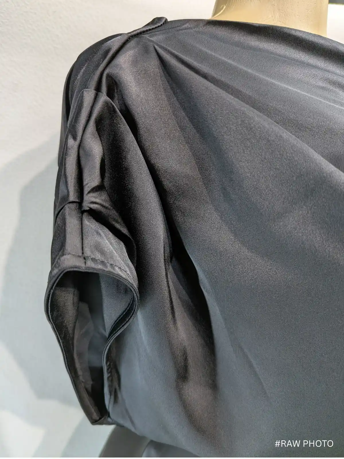 Classy Satin Drape Dress - silk dresses available at theGirlyZone Kampala